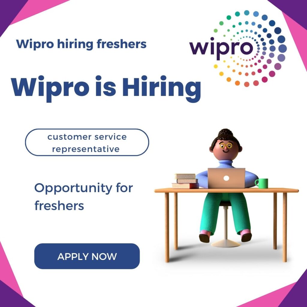 Wipro is hiring for freshers-Apply now ||2023